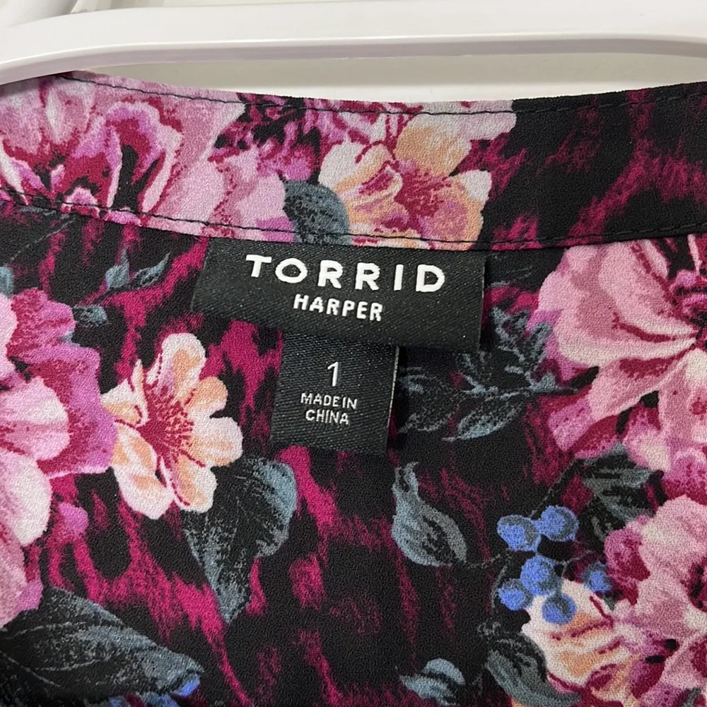 Torid Harper Tunic Length Blouse 1 - Picture 5 of 5